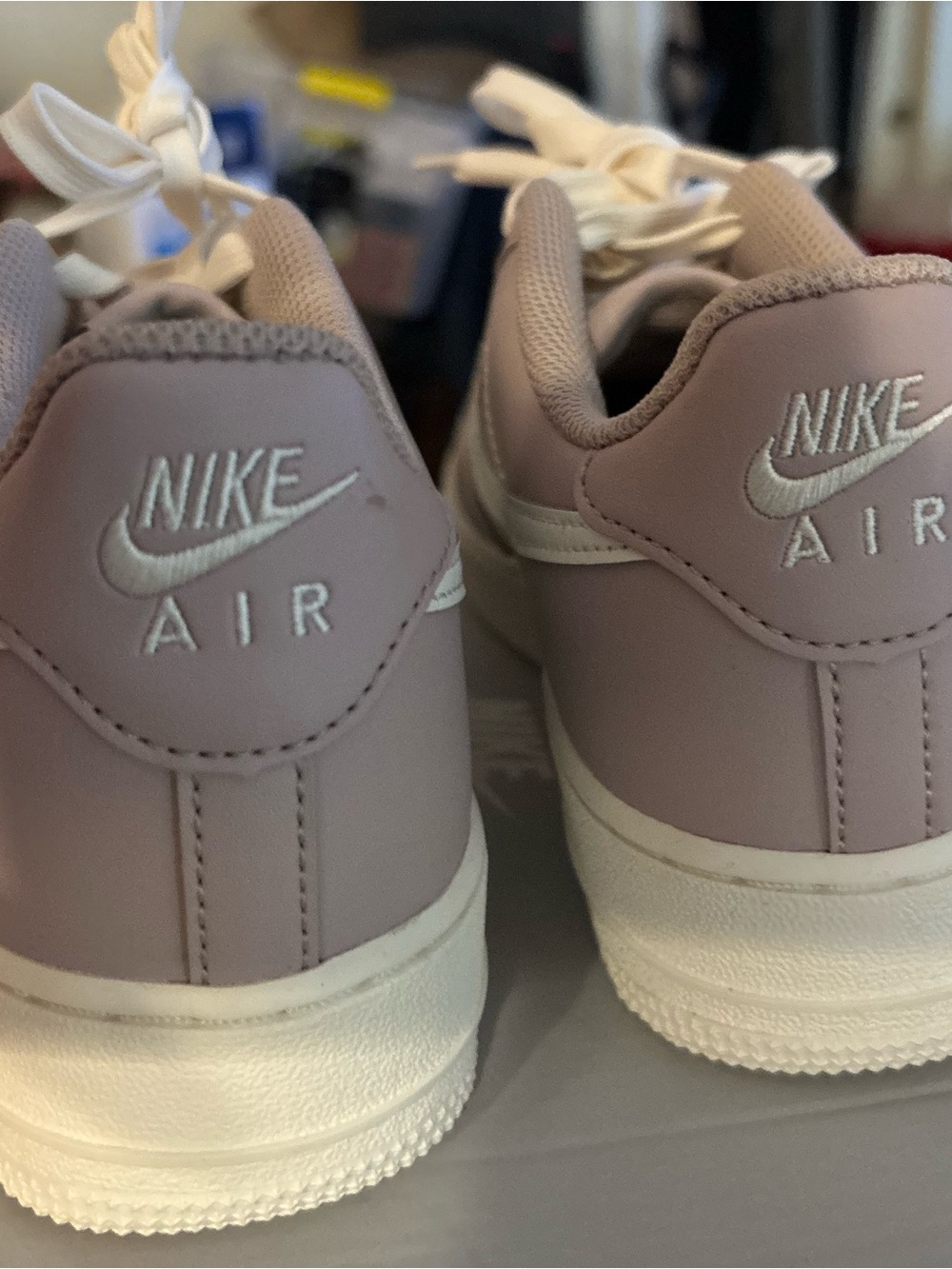 Nike Kids' Sneakers in Mauve and Cream